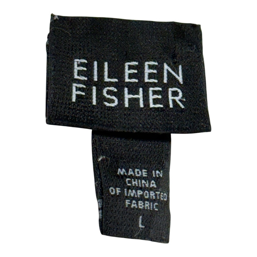 Eileen Fisher Handkerchief Linen Classic Collar Shirt Size L - Picture 8 of 10